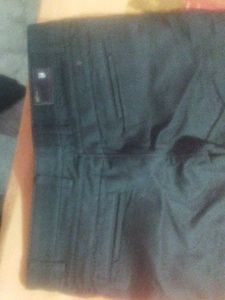 Dark Blue Straight Leg Pants