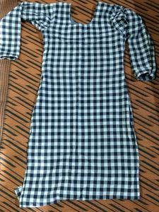 Black & White Gingham Dress
