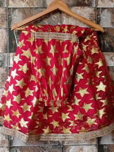 Rich Gold &amp; Red 🍒 Sharara Set