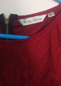 Maroon Bodycon Dress