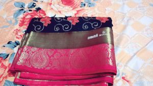 Handloom SilkElegant Navy Blue Saree