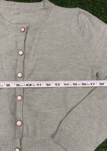 Elegant Crop Cardigan Sweater