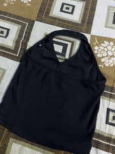 black halter neck top