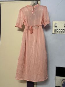 Pintrest Pink Midi Dress