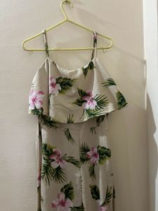 Floral Print Jumpsuit
