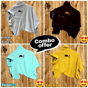 Basic Polo T-shirt -: Four Piece Combo