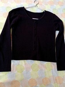 Chic Black Crop Top