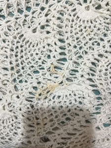 White Crochet Top High Quality Handmade