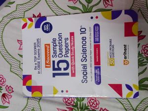 Arihant Cbse 10th Social Science Sample Papers