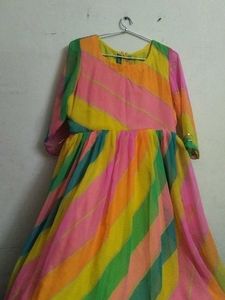 Beautiful Festive Wear Anarkali Set