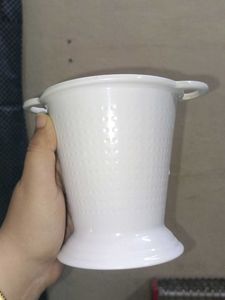 White Melamine Serving Dish with Spoon