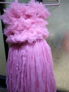 Beautiful Gown In Ruffle Frock
