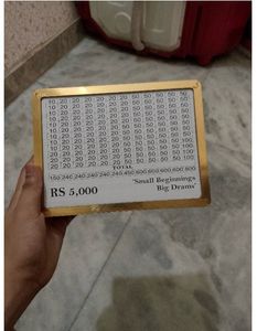Wooden Savings Money Bank