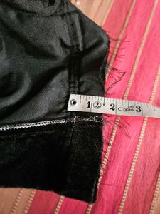 New Black Velvet Blouse