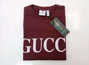 Gucci Maroon Graphic Tee