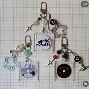 mini cd keychain / bag charm