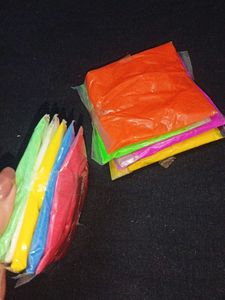 Colorful Holi Powder Pack Of 5 Colours