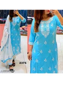 Elegant Blue Kurta