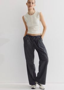 Checkered Pull-on Trouser