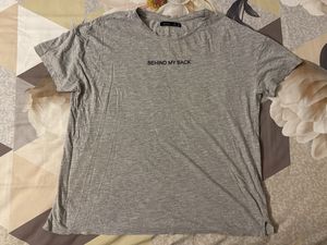 Gray 'Behind My Back' T-Shirt