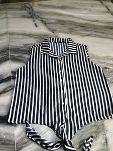 Striped Sleeveless Top