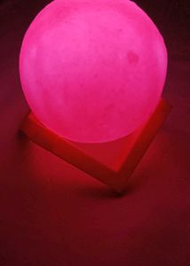 Beautiful Pink Moon Lamp