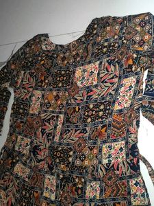 Embroidered Patchwork Kurtii