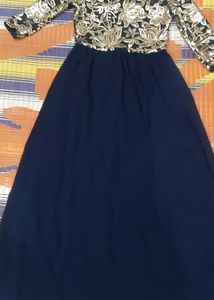 Elegant Navy Blue Dress