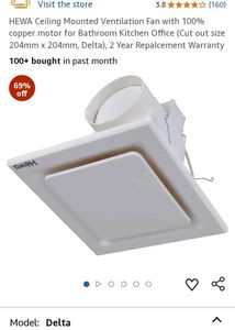 HEWA Ceiling Mounted Ventilation Fan Ko With 2wara