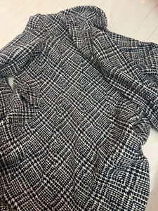 Black N White Coat With Size 85-94-160