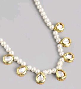 Pearl With Kundan Necklace