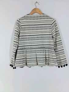 Off White Casual Overcoat (Women)