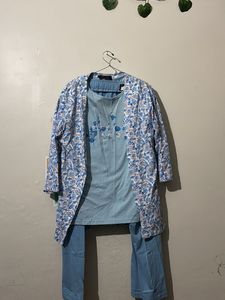 Vintage Floral Print Outfit