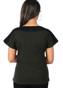 Olive Green Relaxed Fit Tee