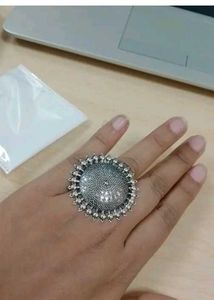 Silver Tone Rings - 4 pc set