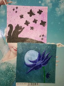 ✨Original Handmade Art - Two Small Paintings 5