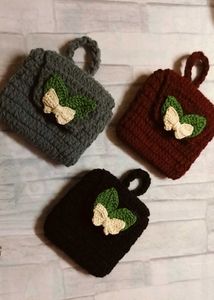 Crochet Airpod Case Combo Of 3