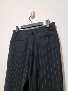 Striped Black Trousers