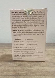 Indus Valley Bio Organic Sandalwood Face Pack