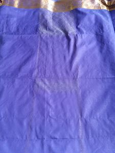 Purple Embossed Saree (Women)