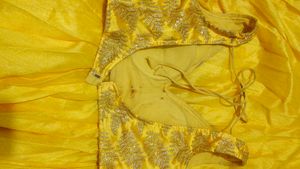 yellow pretty lehenga