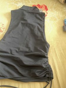 Zara Black Turtle Neck Top