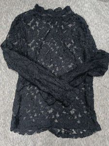 Elegant Black Lace Top