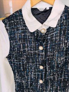 Chic Tweed Mini Dress