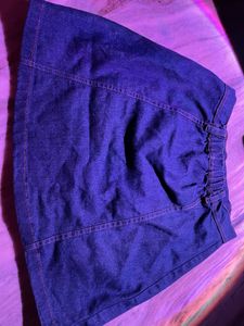 Blue Denim Skirt
