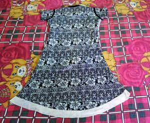 Stylish Black &amp; White Dress