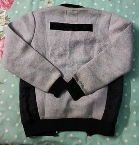 Cool Grey Basketball Jacket