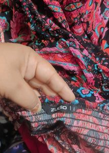 Multi Floral Printed Dress For 36 Bust