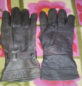 Leather Hand Gloves For Man
