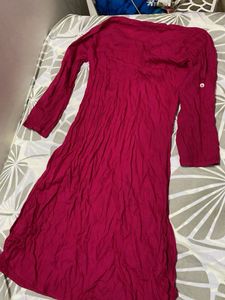 Rangmanch pantaloons Pink Button-Down kurti